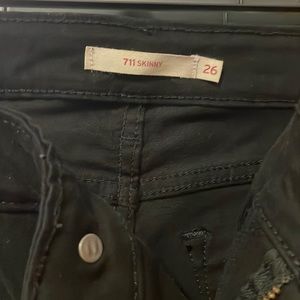 Levi’s 711 Ripped Skinny Jeans